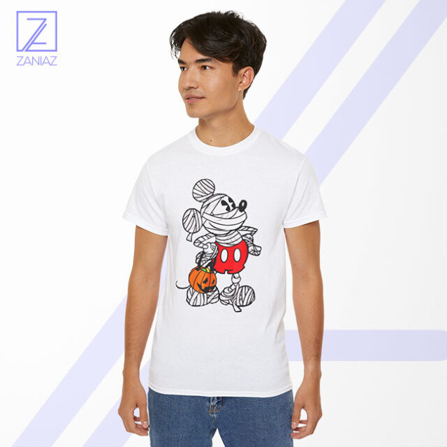 Mickey Mouse Mummy Trick or Treat Spooky Tee