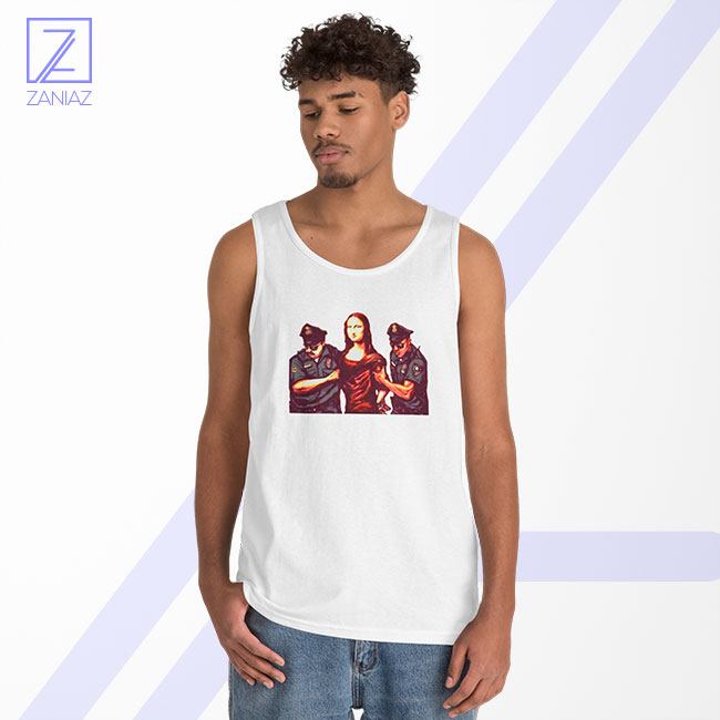 Mona Lisa Police Tank Top - Buy Funny Painting