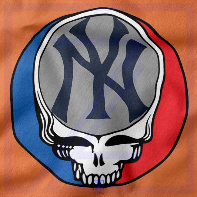 NY Yankees Grateful Dead closeup Tank Top - Baseball Team