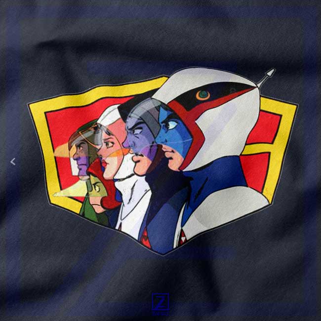 Ninja Team Gatchaman Anime closeup Tshirt - TV Show