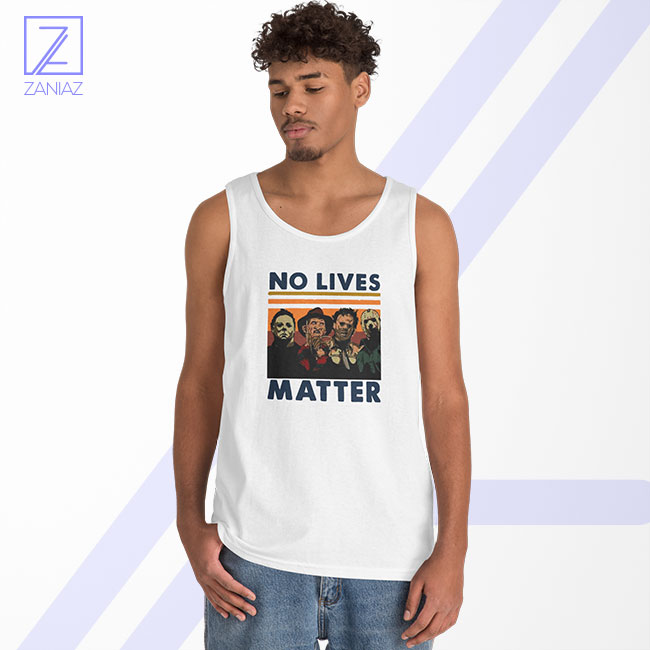 No Lives Matter Halloween Tank Top - Horror Character