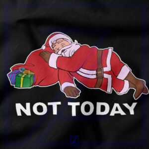 Not Today Santa closeup Tank Top - Buy Christmas Gift