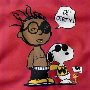 Ol Dirty Peanuts Cartoon closeup Sweatshirt - American Rapper