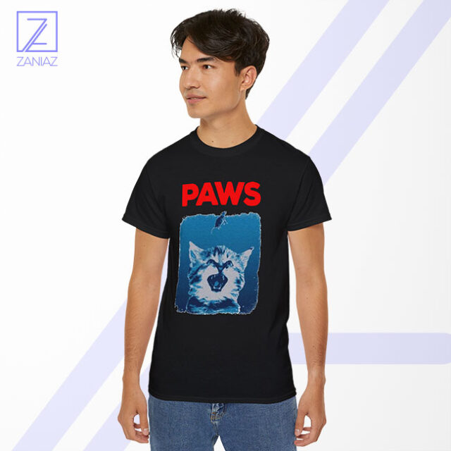 PAWS Cat Lovers Tshirt