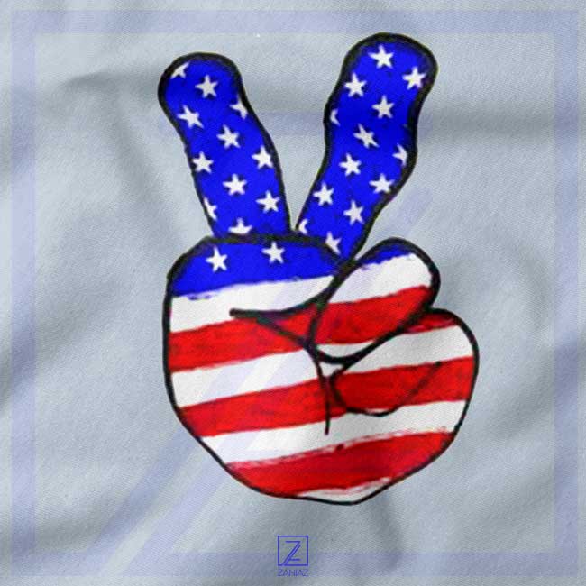 Peace Sign closeup Tank Top - Buy American Flag Patriotic