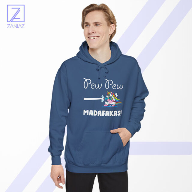 PewPewPew Unicorn Madafakas Hoodie