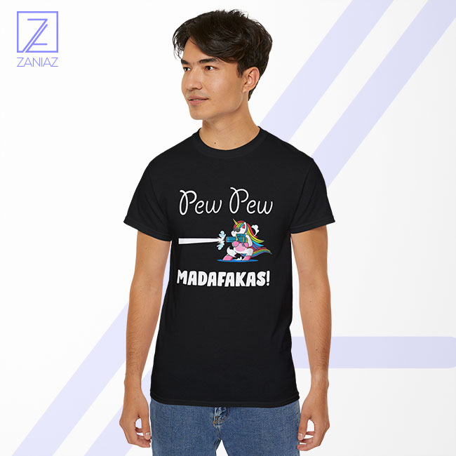 PewPewPew Unicorn Madafakas Tshirt - Funny Unicorn