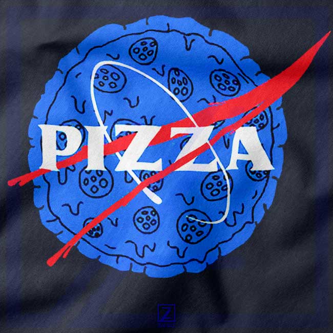 Pizza NASA closeup Hoodie - Best Space Program