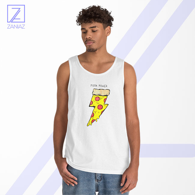 Pizza Power Tank Top - Best Italian Food Graphic