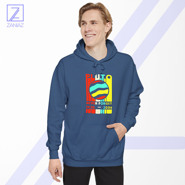 Pluto Never Forget Hoodie - Vintage Space