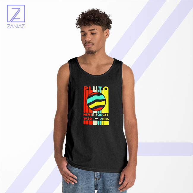 Pluto Never Forget Tank Top - Vintage Space
