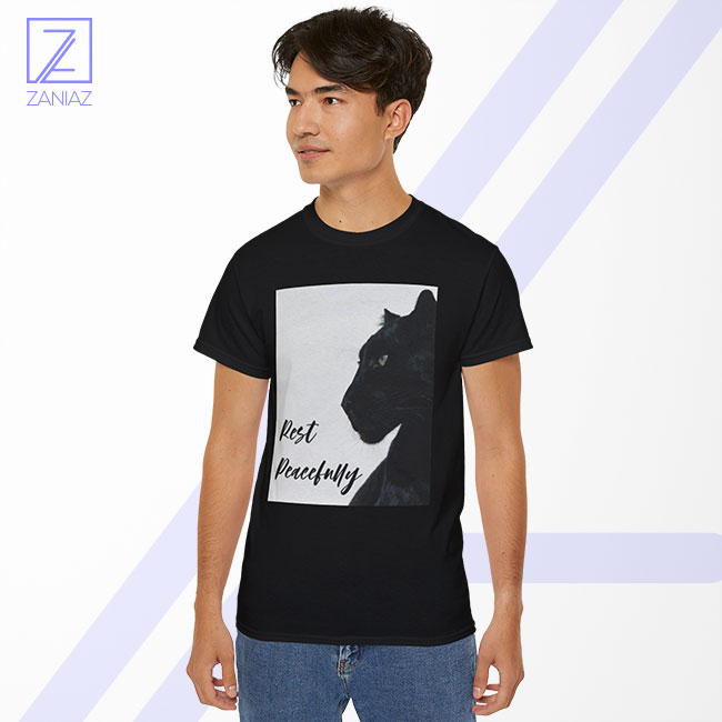 Rest Peacefully Black Panther Tshirt - Marvel Superhero