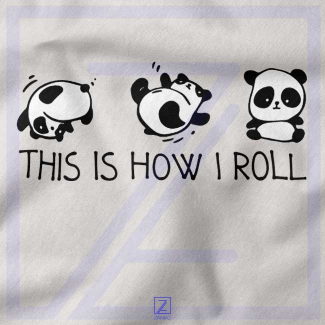 Roll Panda Animal closeup Sweatshirt - Buy Cute Bear