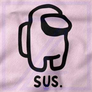 SUS Among Us closeup Hoodie - Buy Online Game