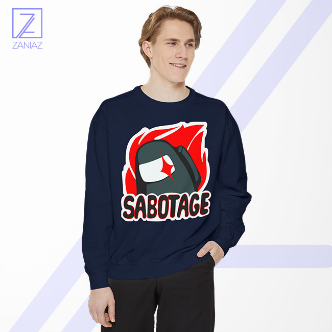 Sabotage Among Us Sweatshirt - Video Game