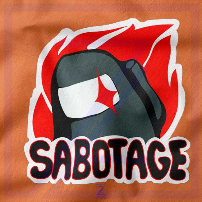 Sabotage Among Us closeup Hoodie - Buy Video Game