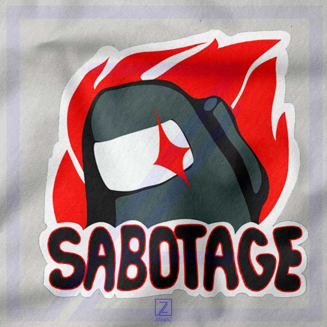 Sabotage Among Us closeup Tank Top - Buy Video Game