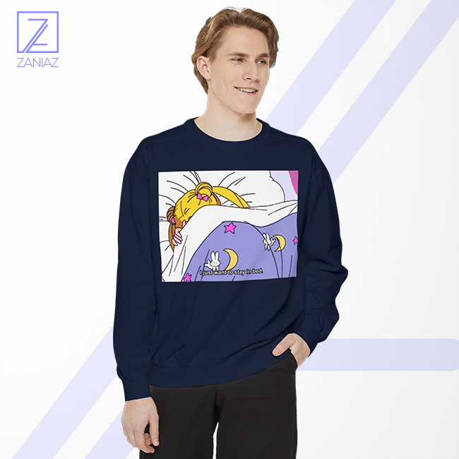 Sailor Moon Stay In Bed New Sweatshirt - Feminist
