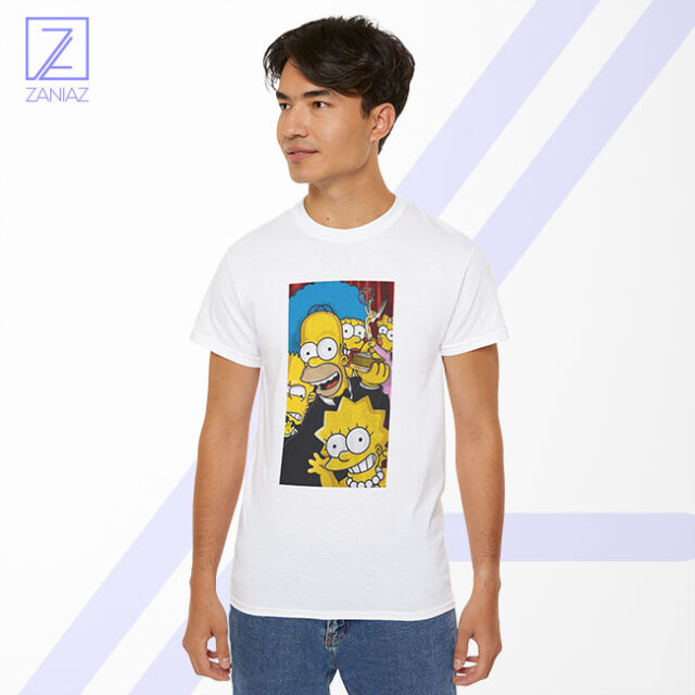 the simpsons family tree T-shirt
