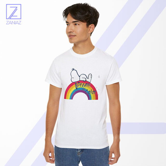 Snoopy Dream Rainbow Tshirt