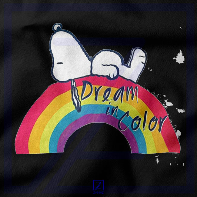 Snoopy Dream Rainbow closeup Sweatshirt - Buy Movie Merch