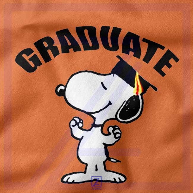 Snoopy Graduate closeup Tshirt - Movie Character