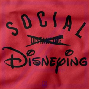 Social Disneying closeup Sweatshirt  - Funny Social Distancing