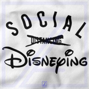 Social Disneying closeup Tank Top - Funny Social Distancing