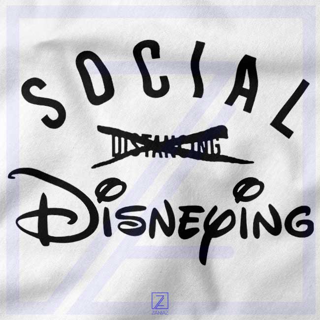 Social Disneying closeup Tank Top - Funny Social Distancing