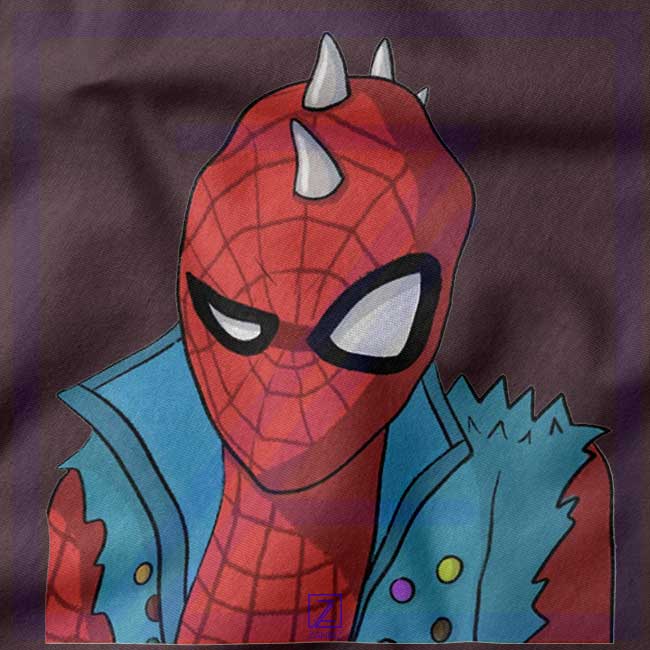Spider Punk closeup Hoodie - Buy Funny Movie