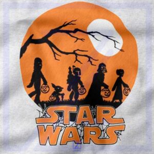 Star Wars Trick or Treating closeup Tshirt - Disney Halloween