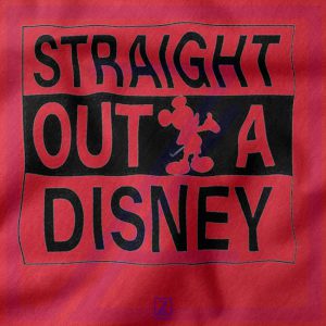 Straight Outta Disney closeup Sweatshirt - Buy Mickey Mouse