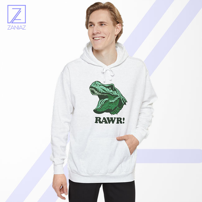 T Rex RAWR Hoodie - Buy Dinosaur