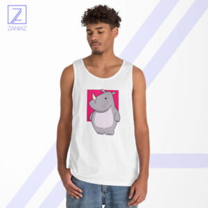 Team Building Rhino Mascot Tank Top - Animal Apparel