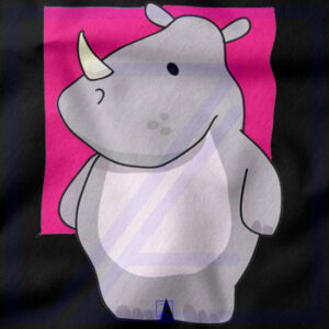 Team Building Rhino Mascot closeup Tank Top - Animal Apparel