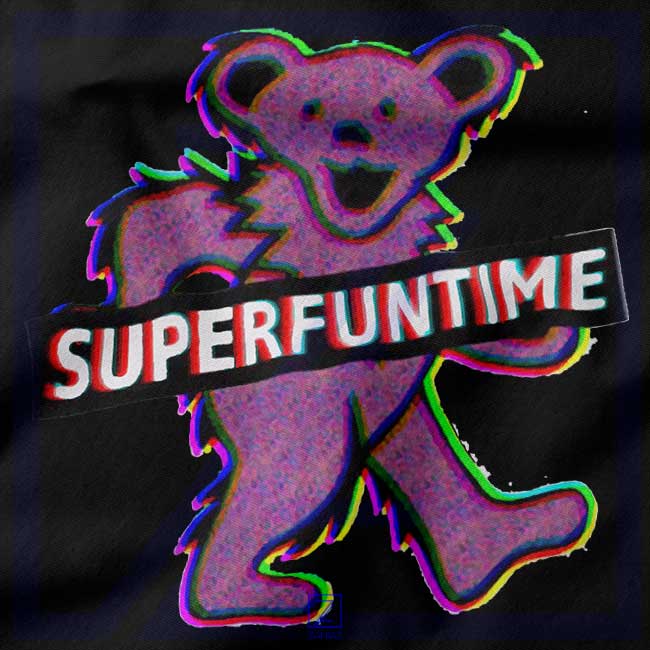 Teddy Bear LSD MDMA closeup Hoodie - Buy Psychedelic