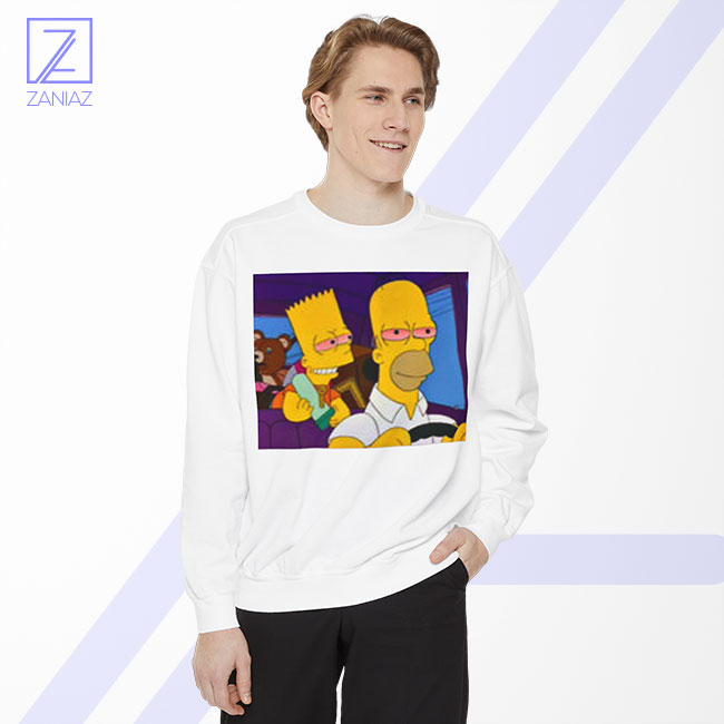 The Simpsons Merch Sweatshirt - Best Cartoon