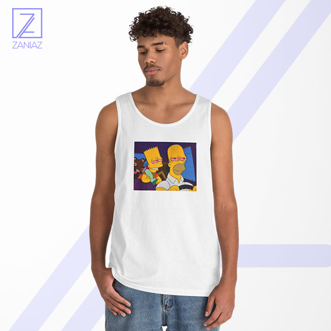 The Simpsons Merch Tank Top - Buy Cartoon