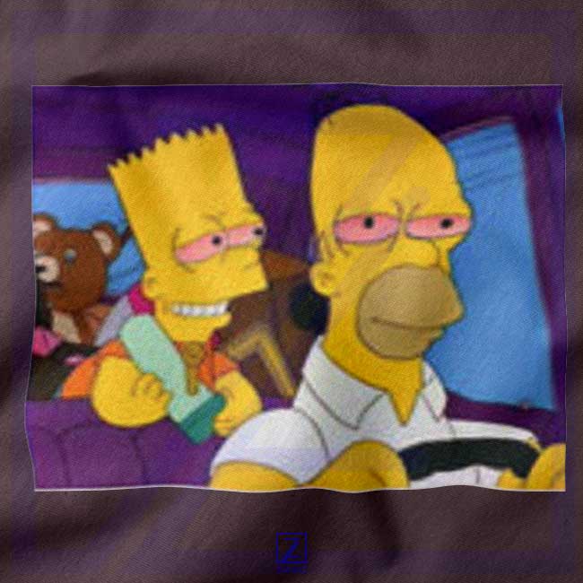The Simpsons Merch closeup Hoodie - Buy Cartoon
