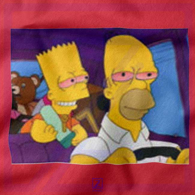 The Simpsons Merch closeup Sweatshirt - Best Cartoon