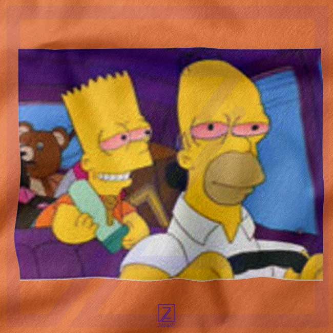 The Simpsons Merch closeup Tshirt - Buy Cartoon