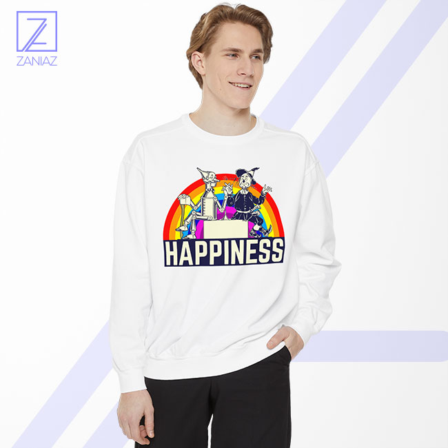 Tinman and Scarecrow Sweatshirt - Happiness Rainbow Merch