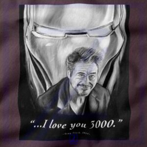 Tony Stark Love You 3000 closeup Hoodie - Marvel Superheroes