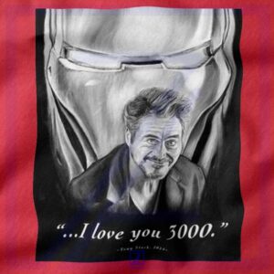Tony Stark Love You 3000 closeup Sweatshirt - Iron Man