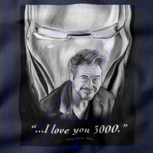 Tony Stark Love You 3000 closeup Tshirt - Superhero Film