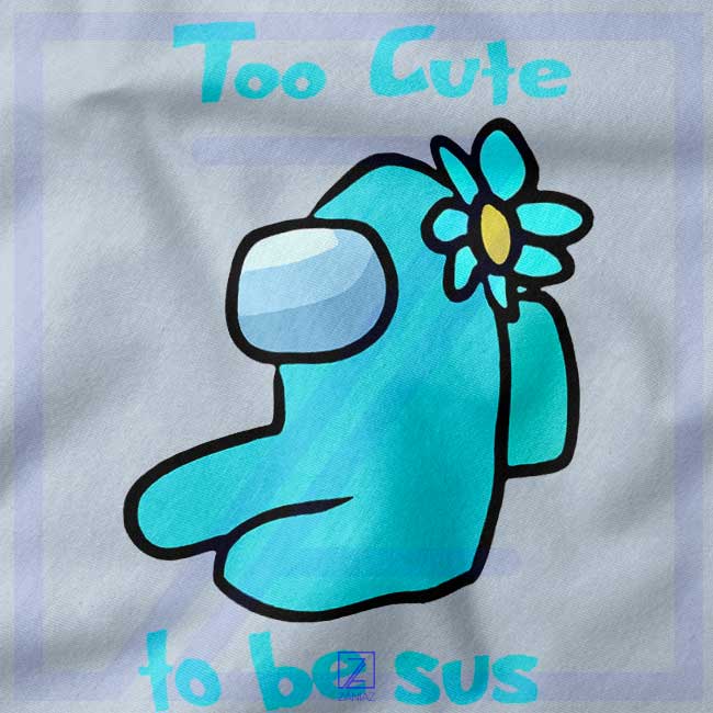 Too Cute To Be Sus closeup Tank Top - Best Among Us