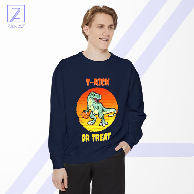 Trick or Treat Trex Sweatshirt