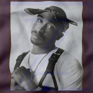 Tupac Black Bandana 2021 closeup Tshirt - Rapper