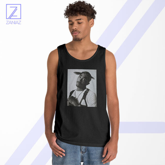 Tupac Black Bandana Best Tank Top