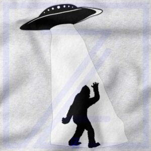UFO Aliens Bigfoot closeup Sweatshirt - Buy Area 51 Graphic